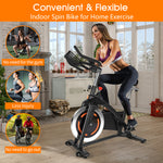 Indoor Spin Bike Cycling Stationary Exercise Bikes for Home Gym